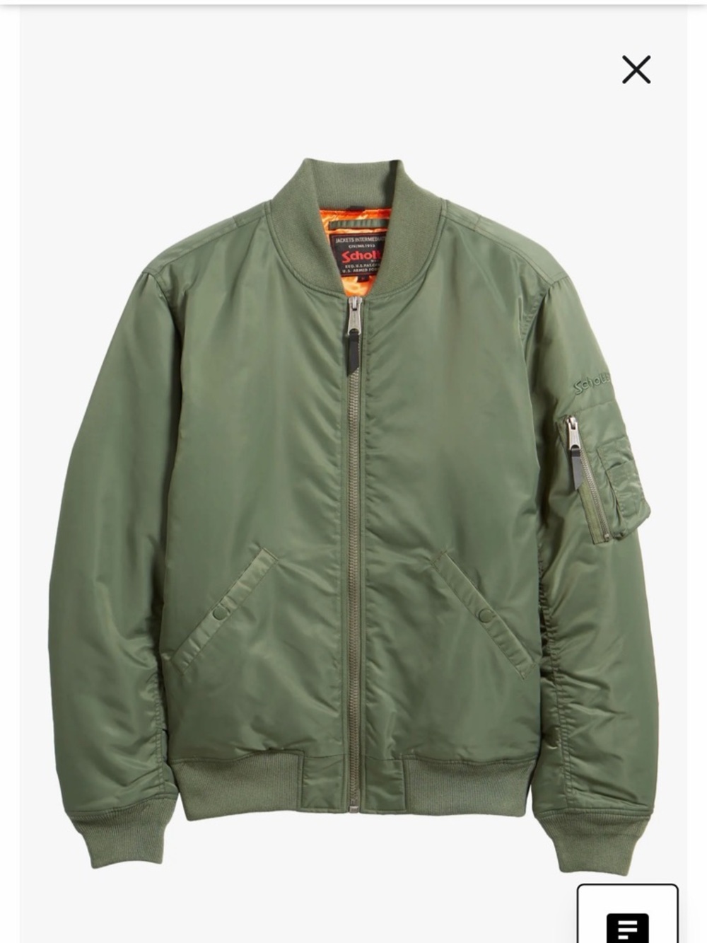 Schott Men’s Bomber Jacket, L
